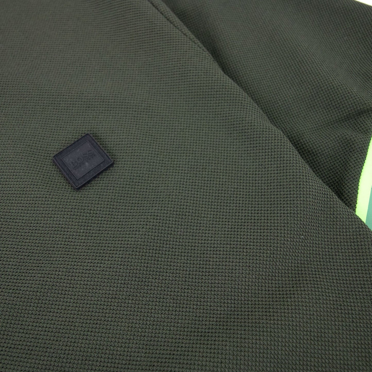 Hugo Boss Printcat Rubber Logo S/s Polo Khaki