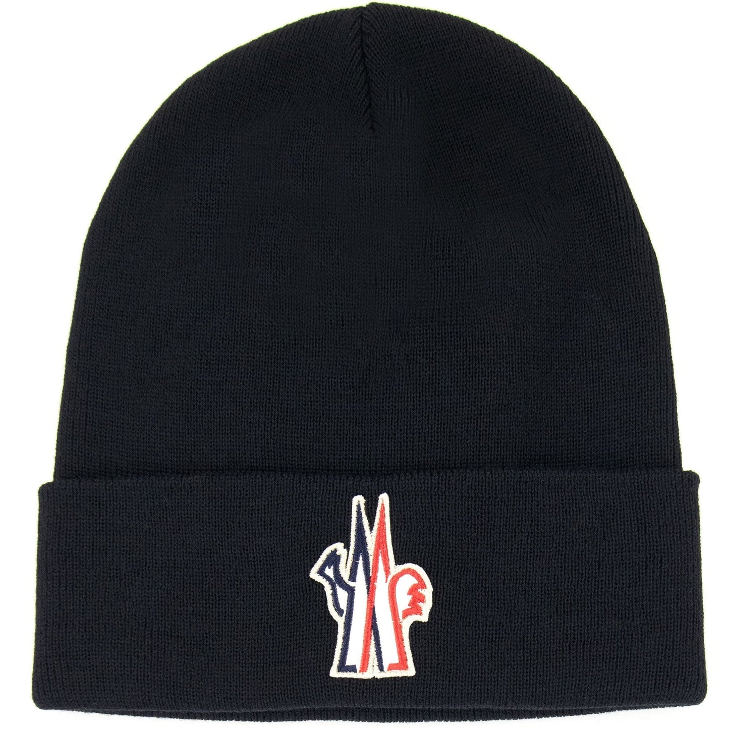 Moncler Pure Wool Beanie Black 999