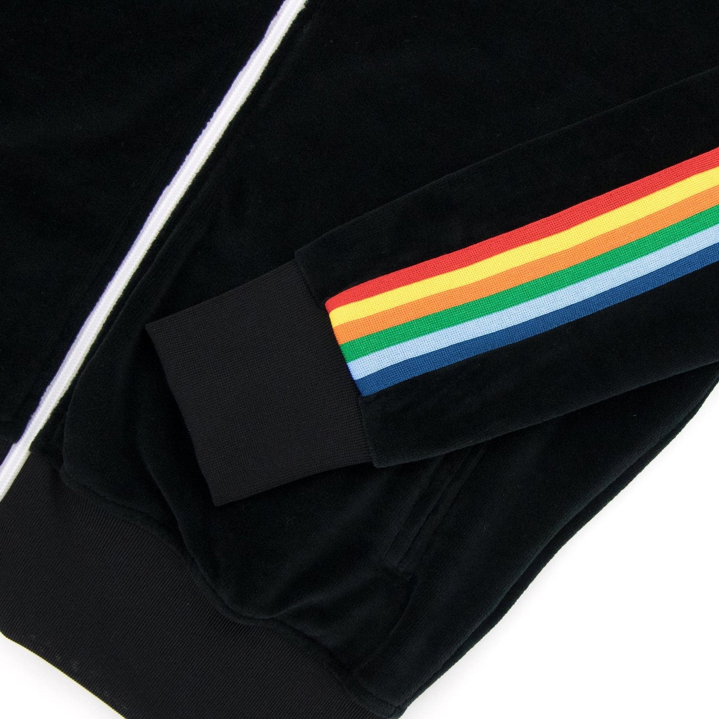 Palm Angels Rainbow Track Jacket Black/multi