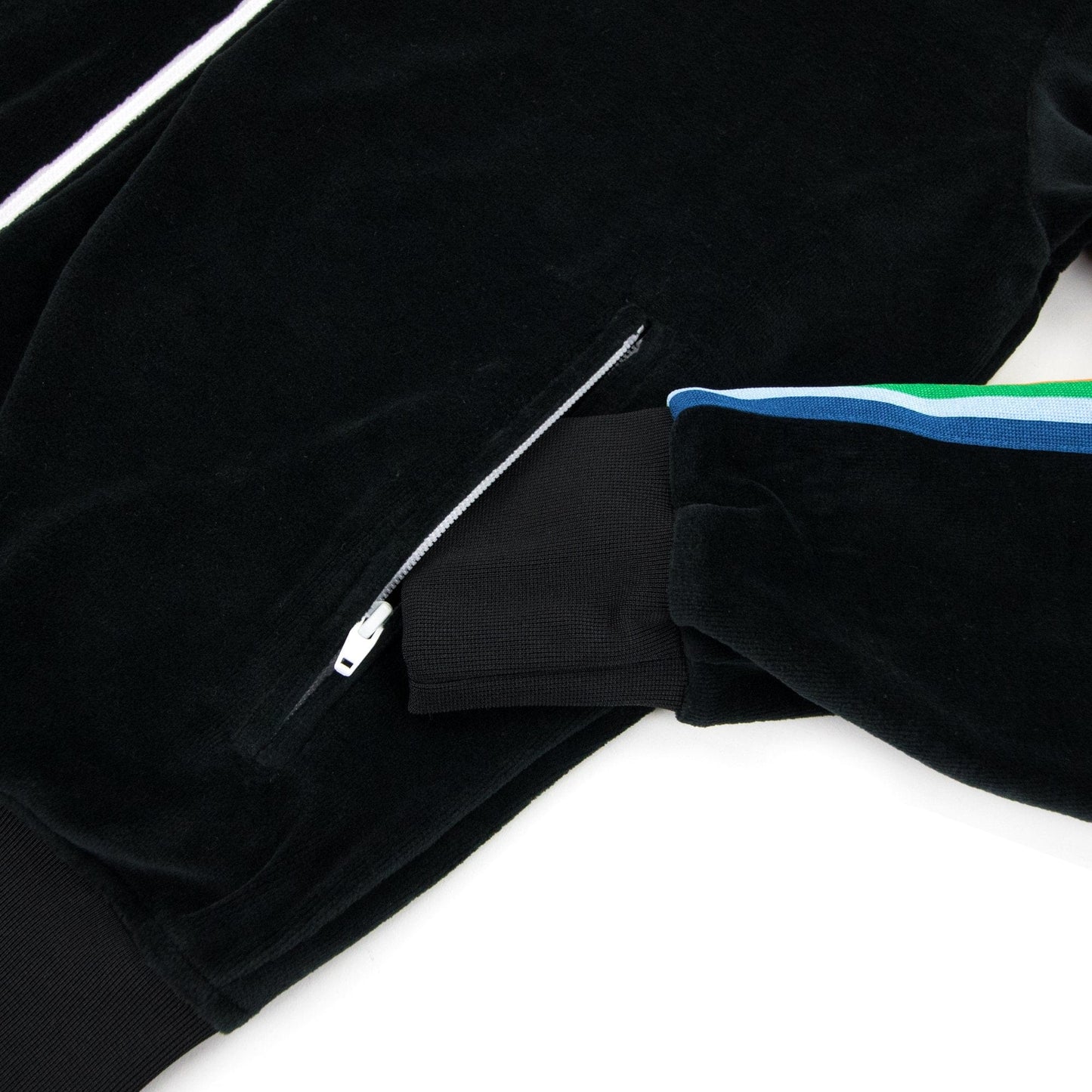 Palm Angels Rainbow Track Jacket Black/multi