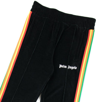Palm Angels Rainbow Track Pants Black/multi