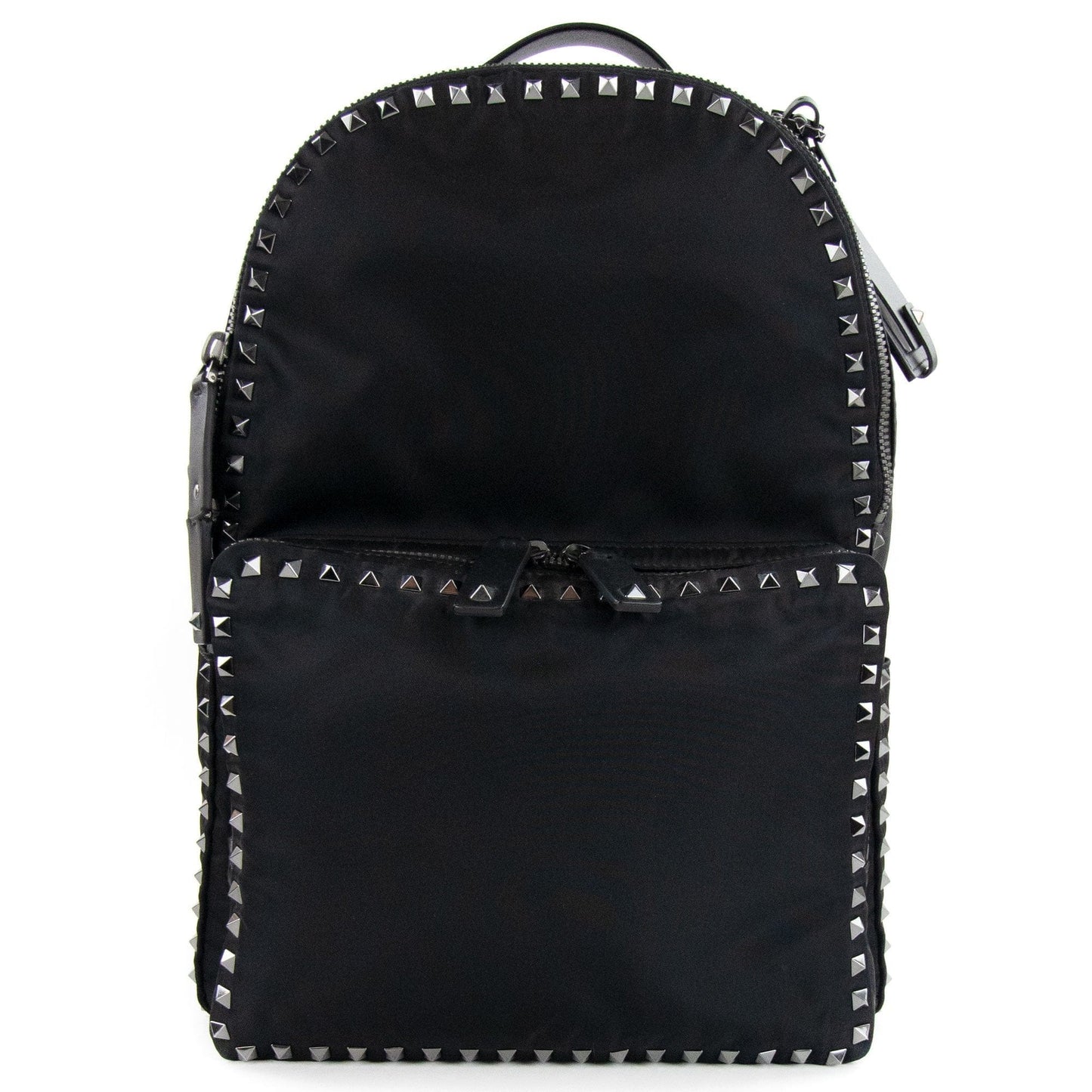 Valentino Studded Backpack Black 0NO