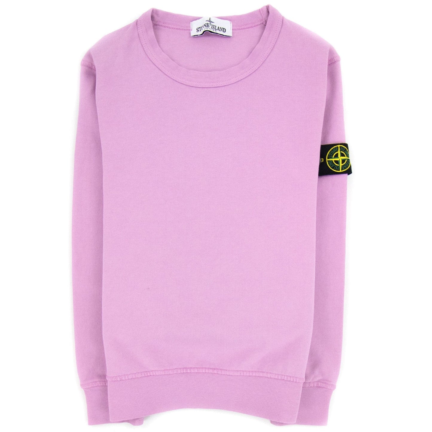 Stone Island Junior 60940 Crewneck Core Sweatshirt Rose Pink V0086