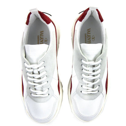Valentino Gumboy Calfskin Sneakers Bianco Ha9