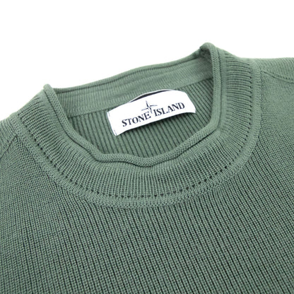 Stone Island 560c2 Classic Wool Knit Green V0055