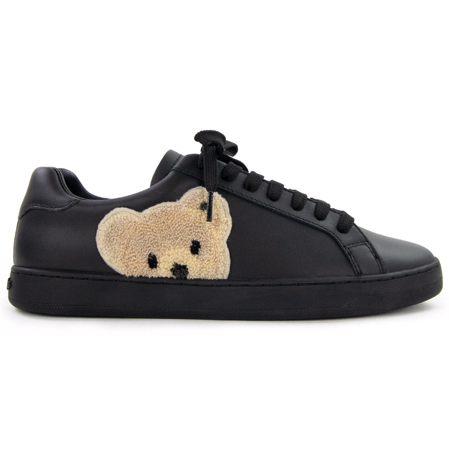 Palm Angels Teddy Bear Tennis Sneakers Black/brown