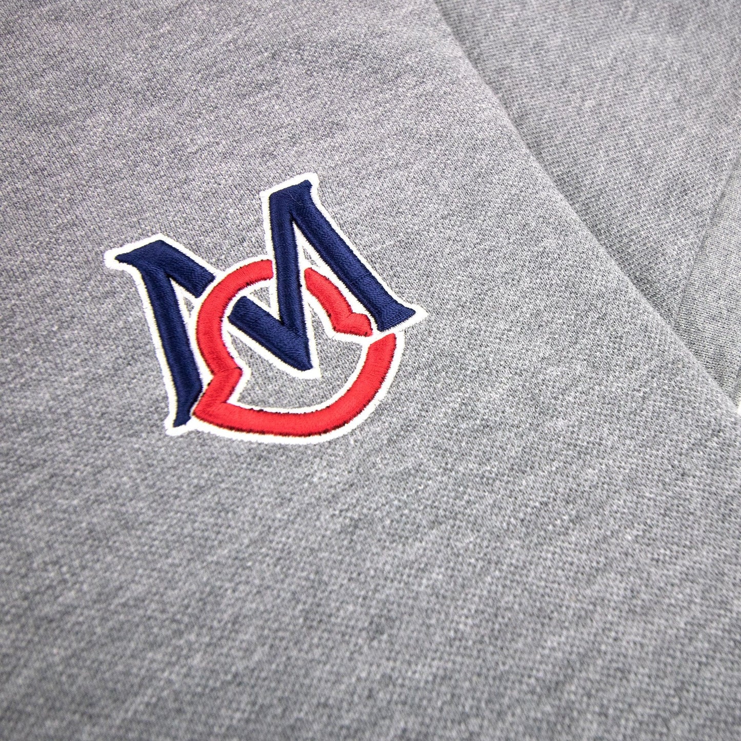 Moncler Embriodered Patch Logo S/s Polo Grey 984