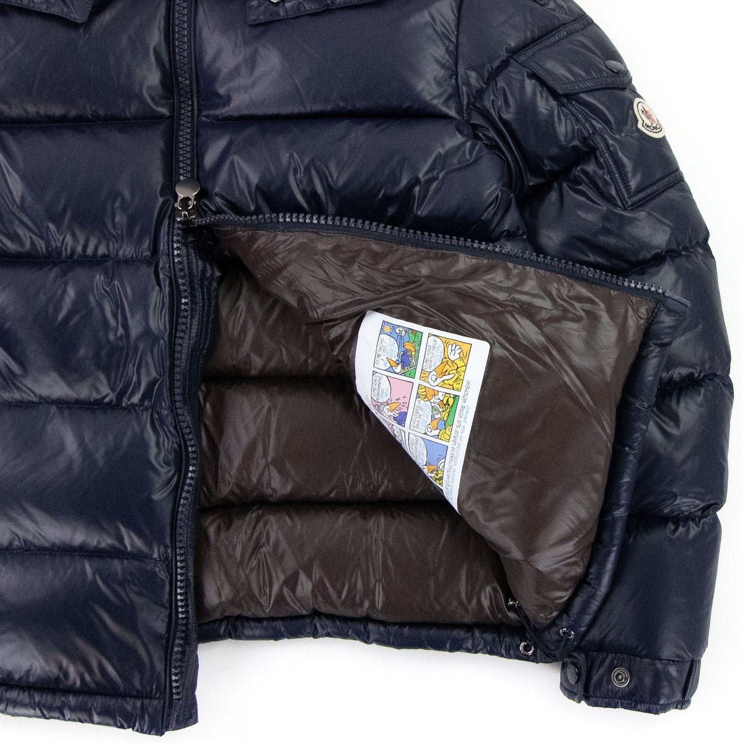 Moncler Maya Short Down Jacket Navy 742