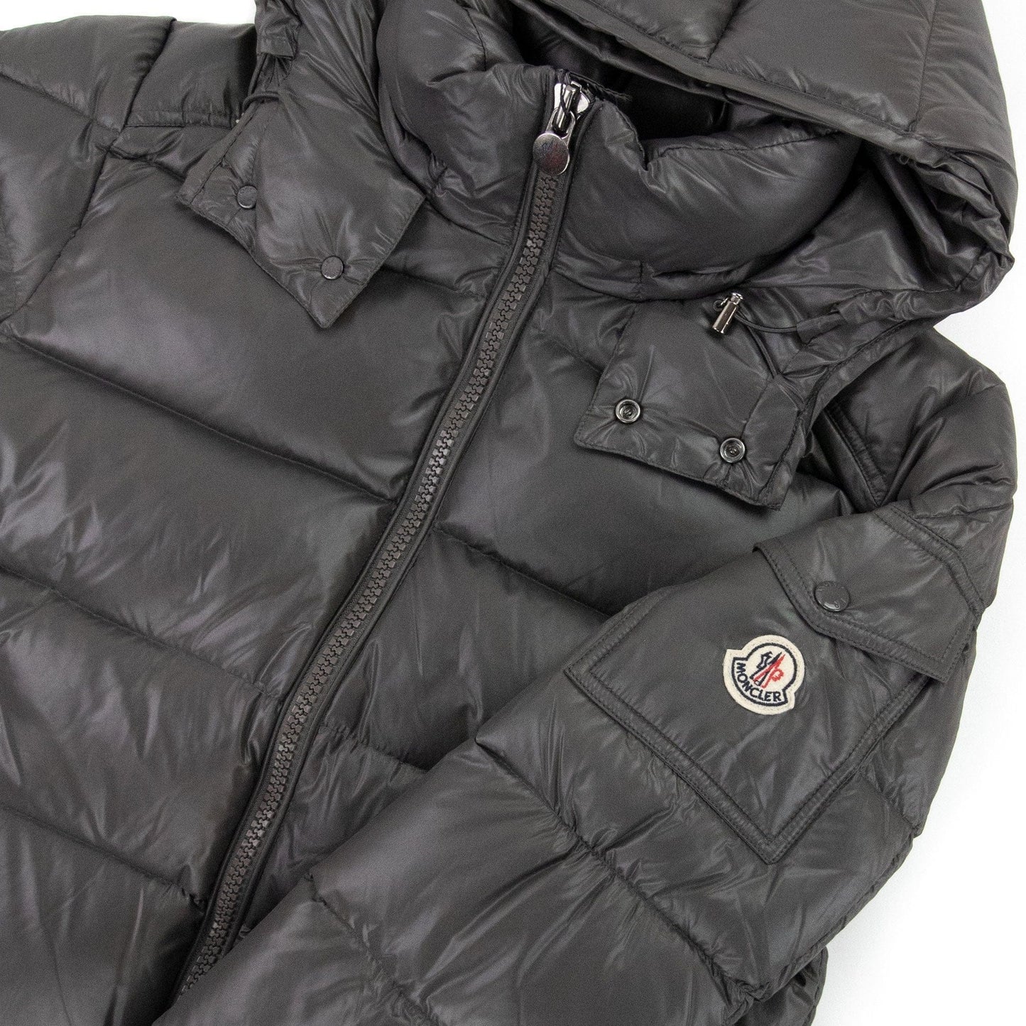 Moncler Maya Short Down Jacket Dark Grey 930