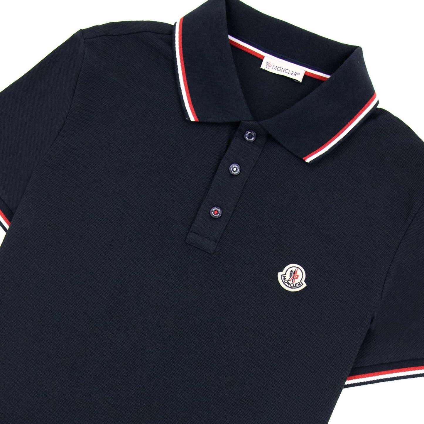 Moncler Maglia Polo Manica Corta Navy 773