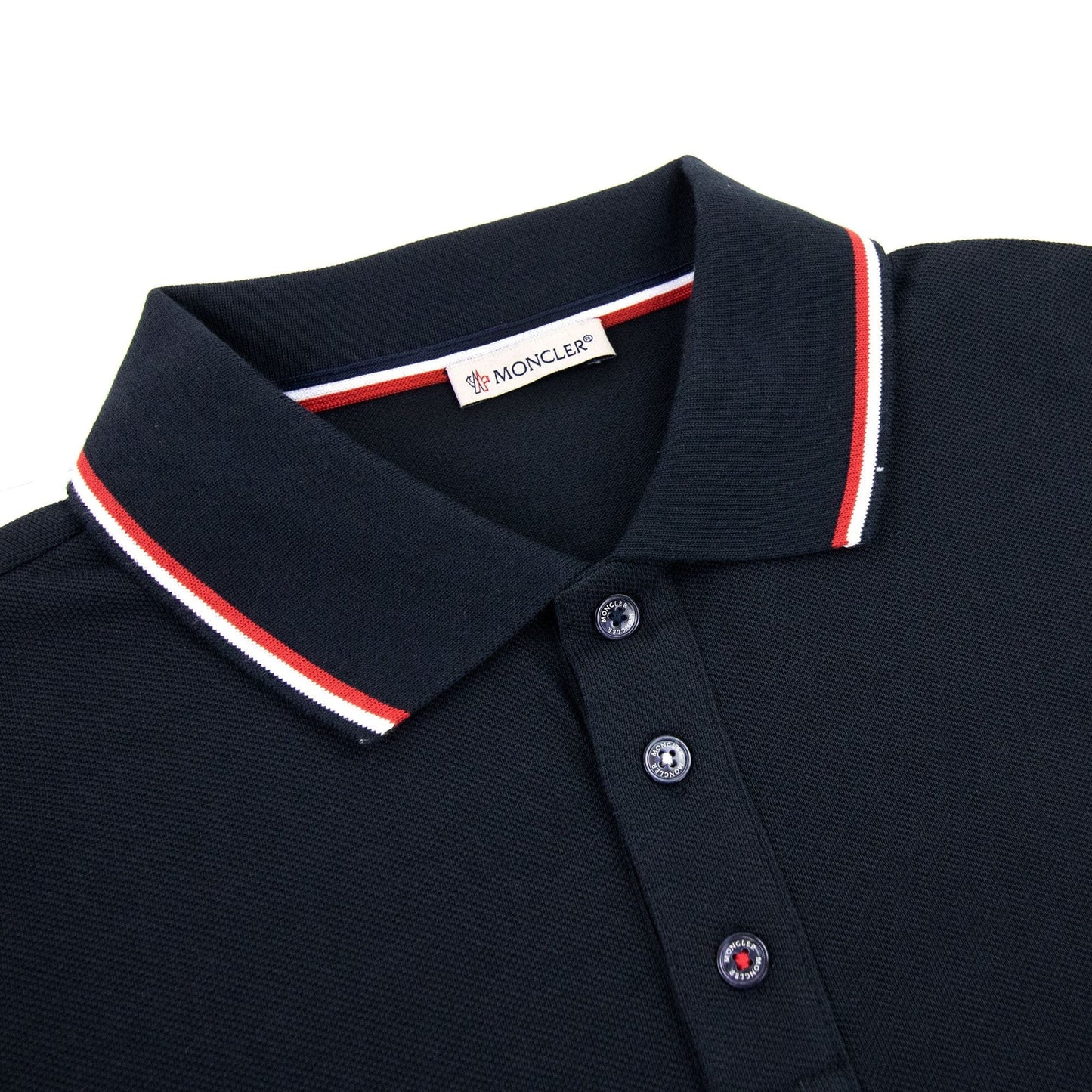 Moncler Maglia Polo Manica Corta Navy 773