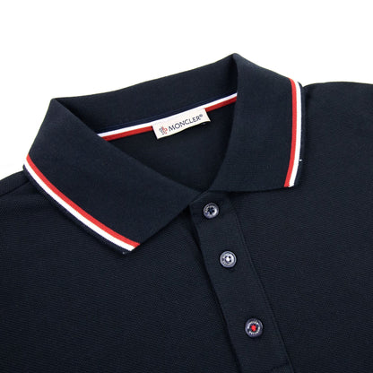 Moncler Maglia Polo Manica Corta Navy 773