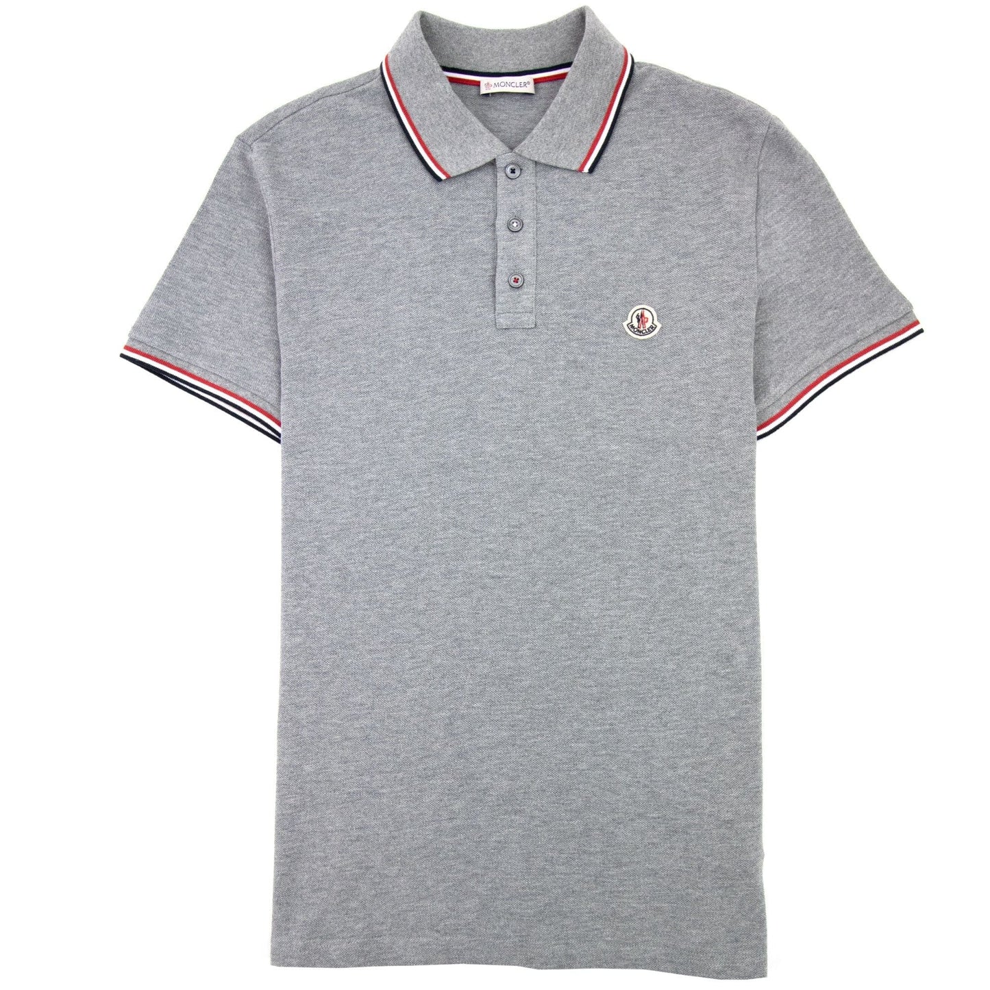 Moncler Maglia Polo Manica Corta Grey 984