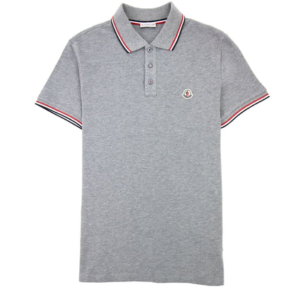 Moncler Maglia Polo Manica Corta Grey 984