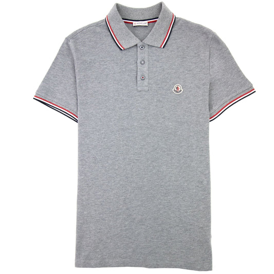 Moncler Maglia Polo Manica Corta Grey 984