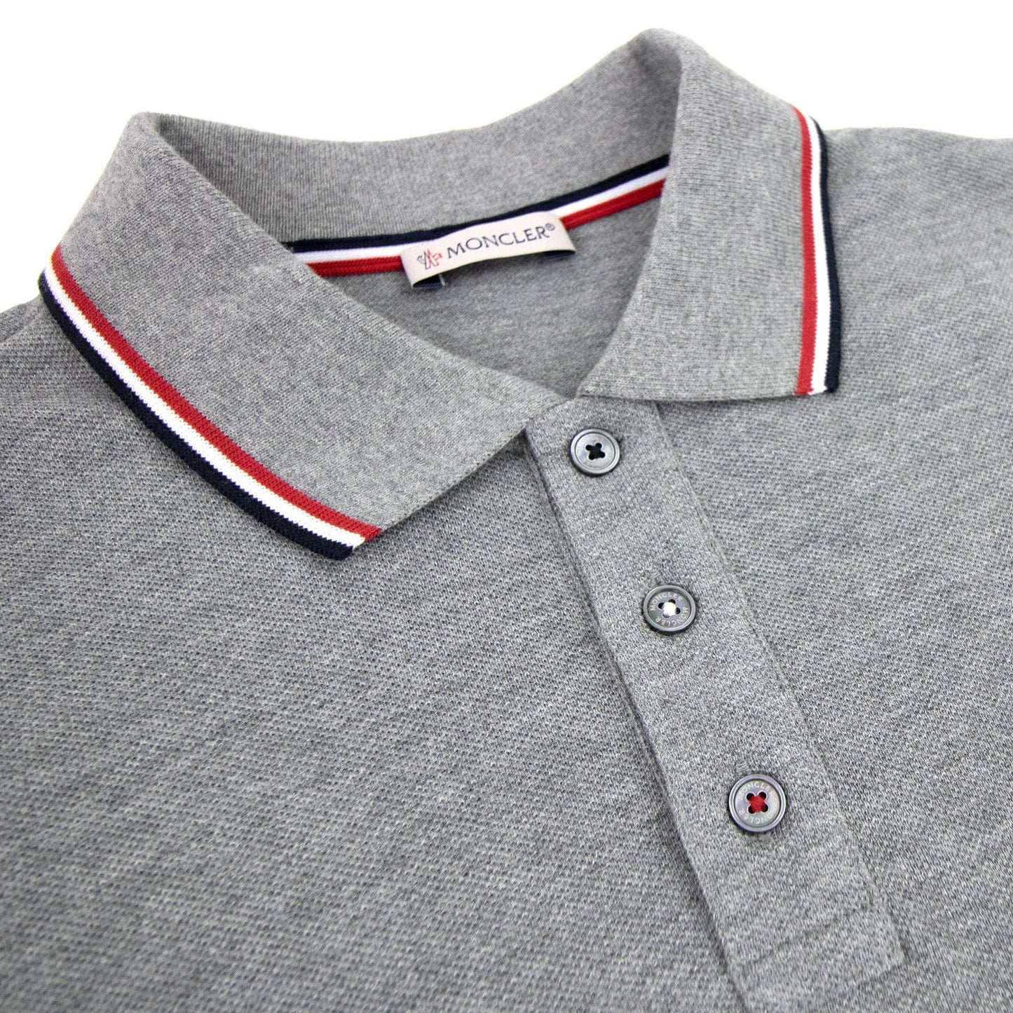Moncler Maglia Polo Manica Corta Grey 984