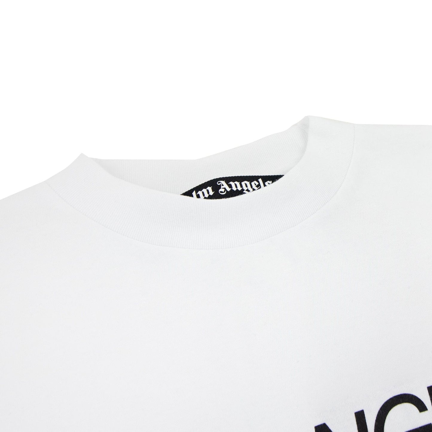 Palm Angels Racing Star T Shirt White/black