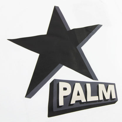 Palm Angels Rockstar Over Reglan T Shirt White/black