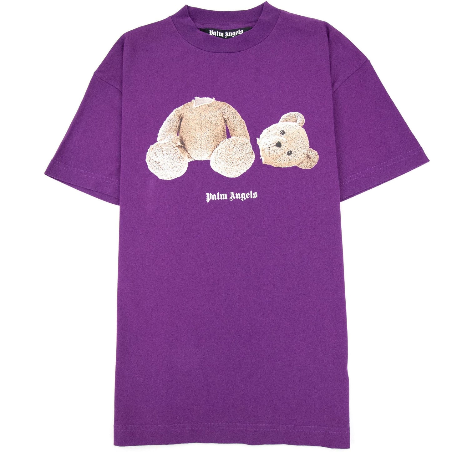 Palm Angels Ice Bear Logo T Shirt Purple/brown