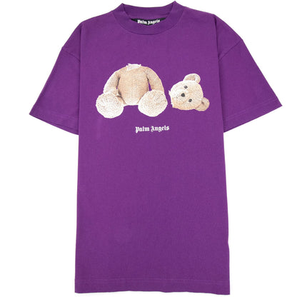 Palm Angels Ice Bear Logo T Shirt Purple/brown