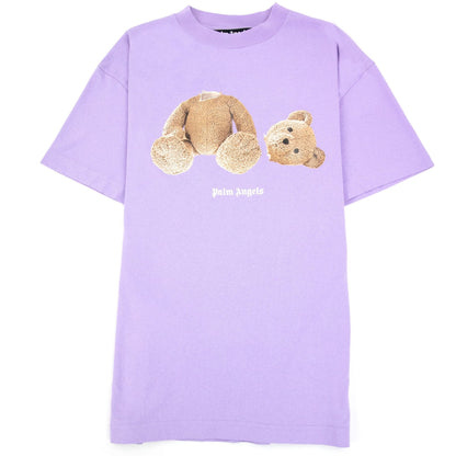 Palm Angels Ice Bear Logo T Shirt Lilac/brown