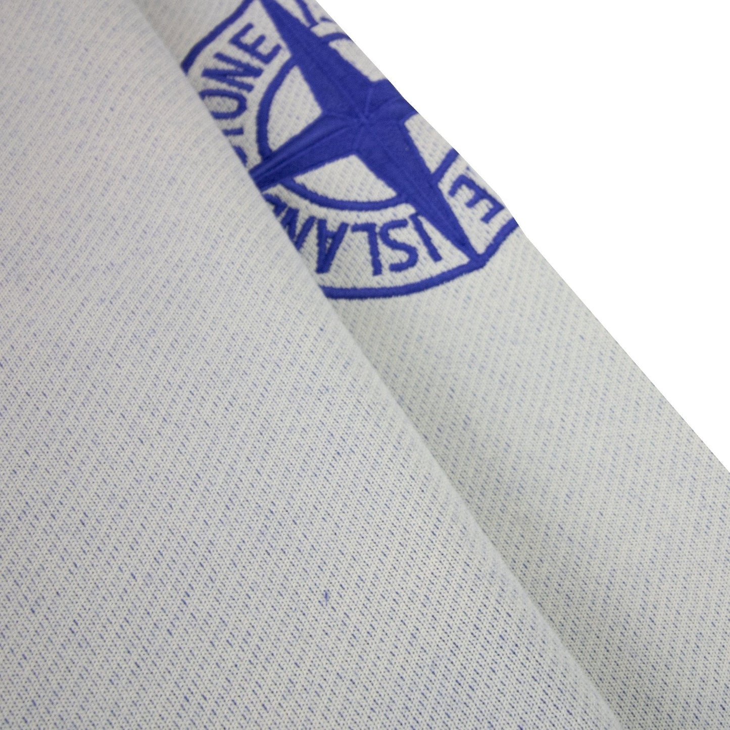 Stone Island 61237 Diagonal Weaved Polyester Cotton Fleece Periwinkle V0043