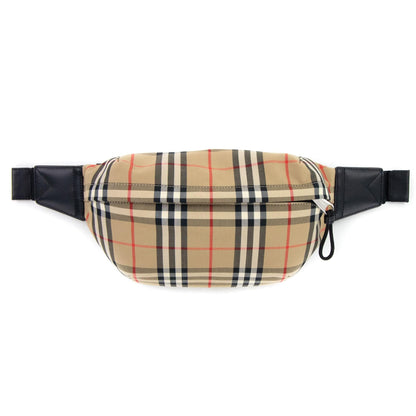 Burberry Medium Vintage Check Bonded Cotton Bum Bag Archive Beige