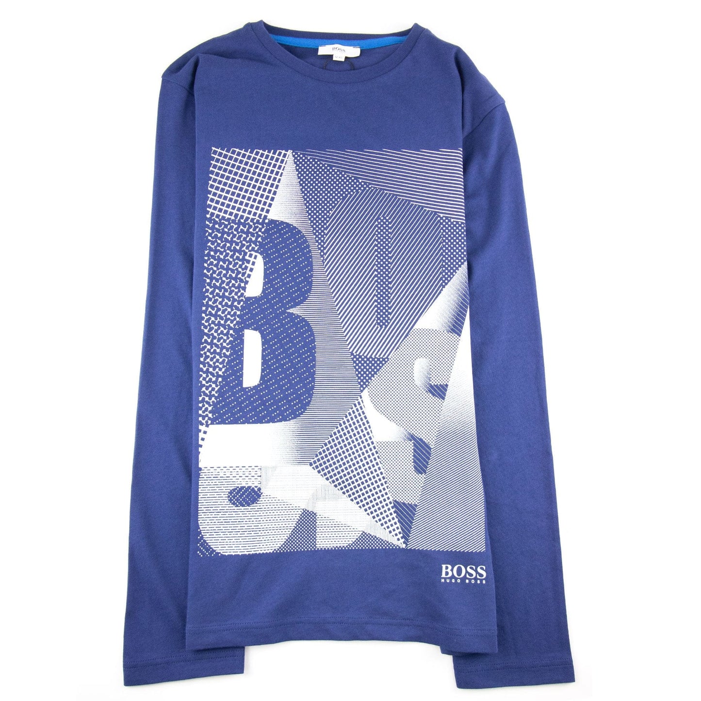 Hugo Boss Kids Real Genuine L/s T Shirt Blue