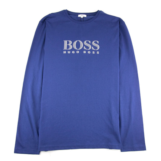 Hugo Boss Kids Logo Broken Logo T Shirt Blue