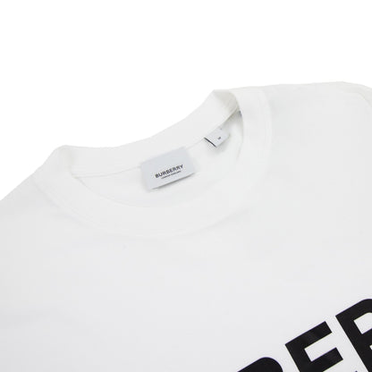 Burberry Logo Print T Shirt White