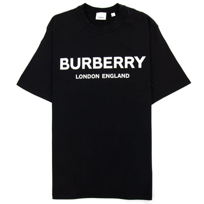 Burberry Logo Print T Shirt Black