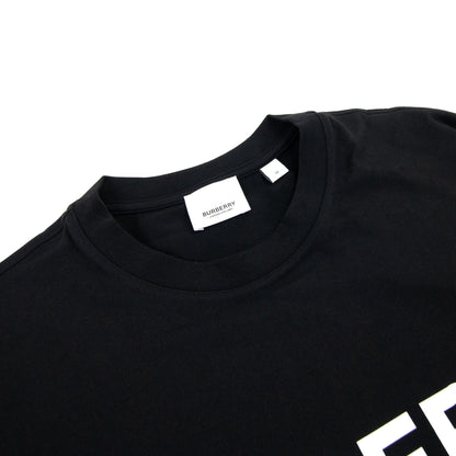 Burberry Logo Print T Shirt Black
