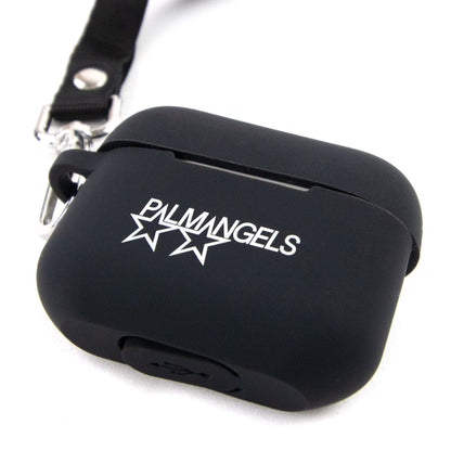 Palm Angels Racing Stars Airpods Pro Case Black/white