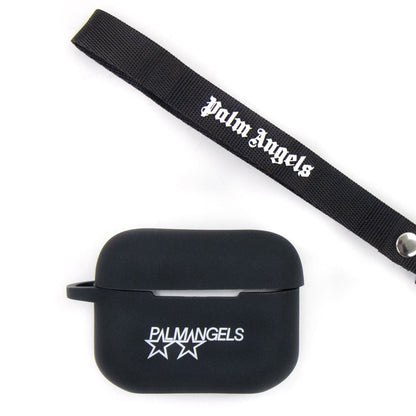 Palm Angels Racing Stars Airpods Pro Case Black/white