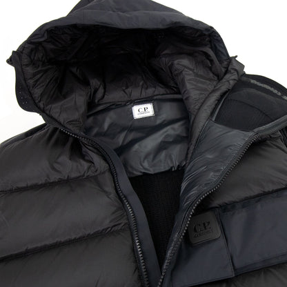 Cp Company Metropolis Series Lambswool/nyl Jacket Black 999
