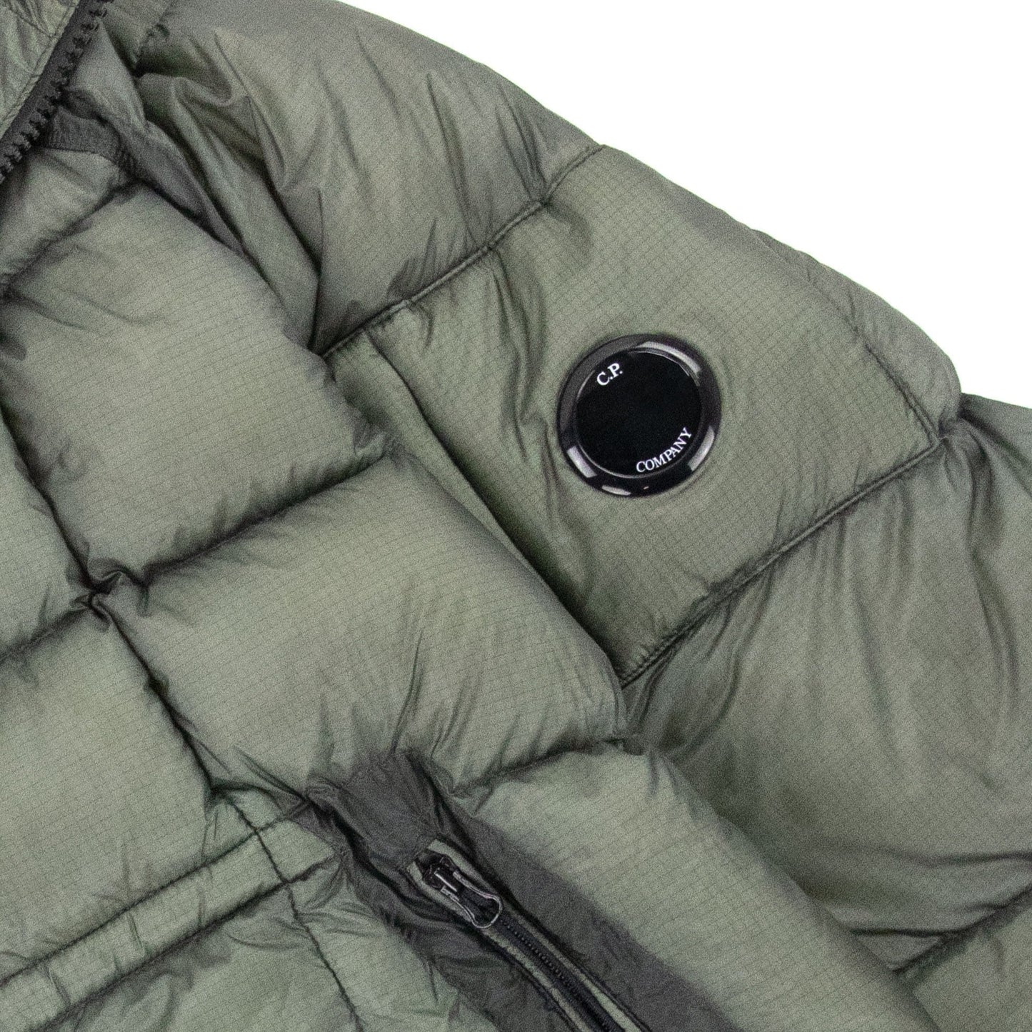 Cp Company Dd Shell Medium Down Jacket Stone Grey