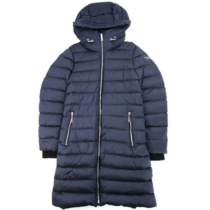 Burberry Limehouse Puffa Long Coat Navy Blue