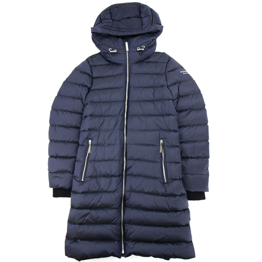 Burberry Limehouse Puffa Long Coat Navy Blue