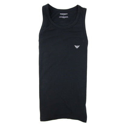 Emporio Armani Logo Tank Top Black
