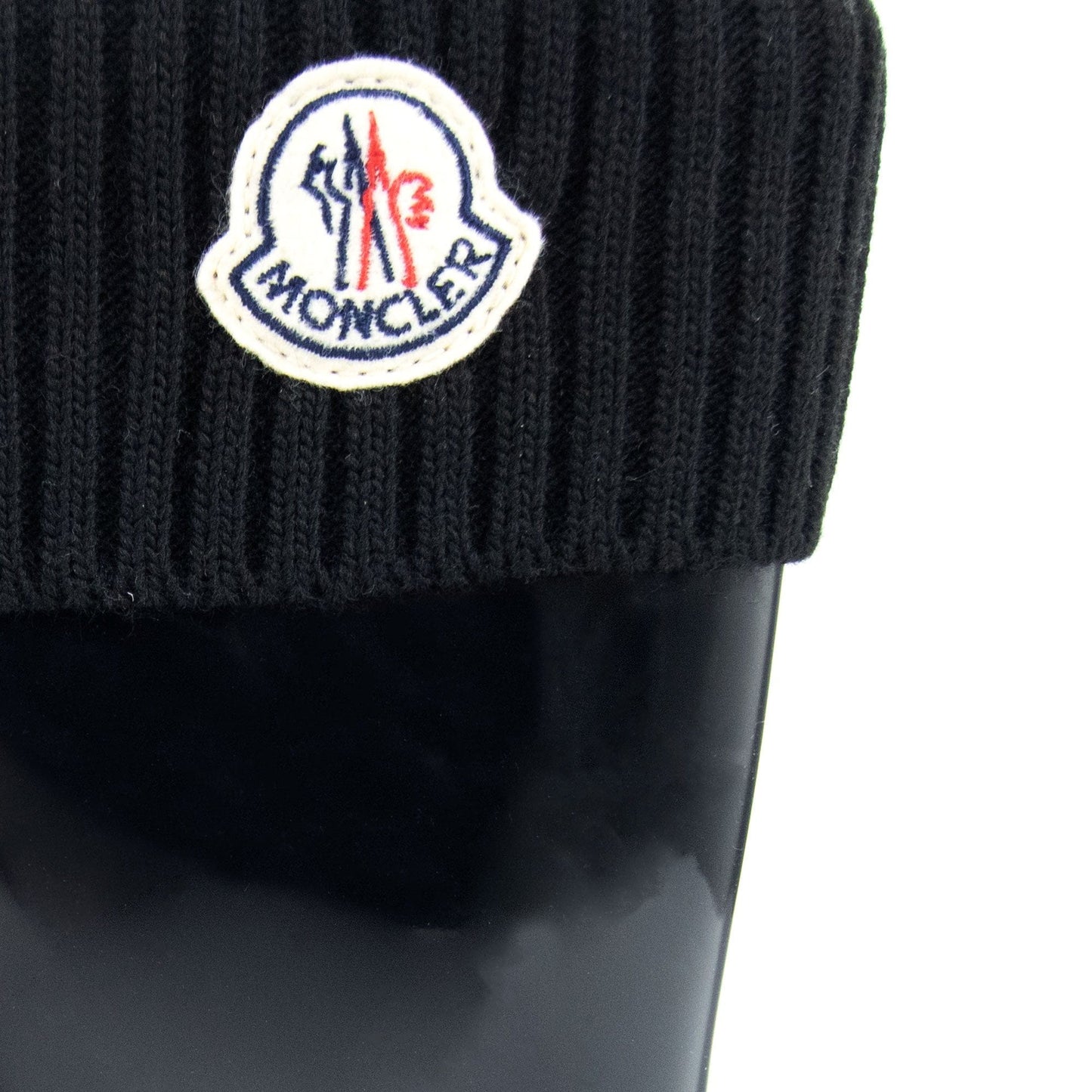 Moncler Junior Rain Boots Black 999