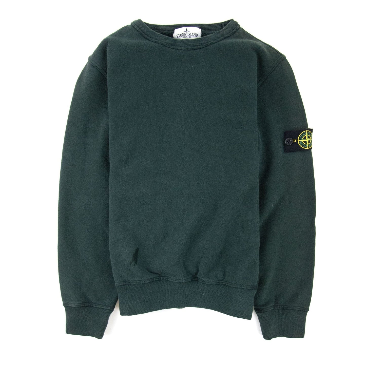 Stone Island Junior S/s Sweatshirt Green V0053