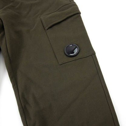 Cp Company Diagonal Raised Fleece Lens Sweat Pant Khaki 922
