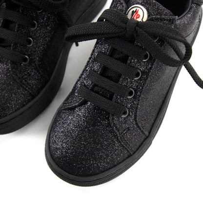 Moncler Junior Effie Scarpe Low Trainer Black 999