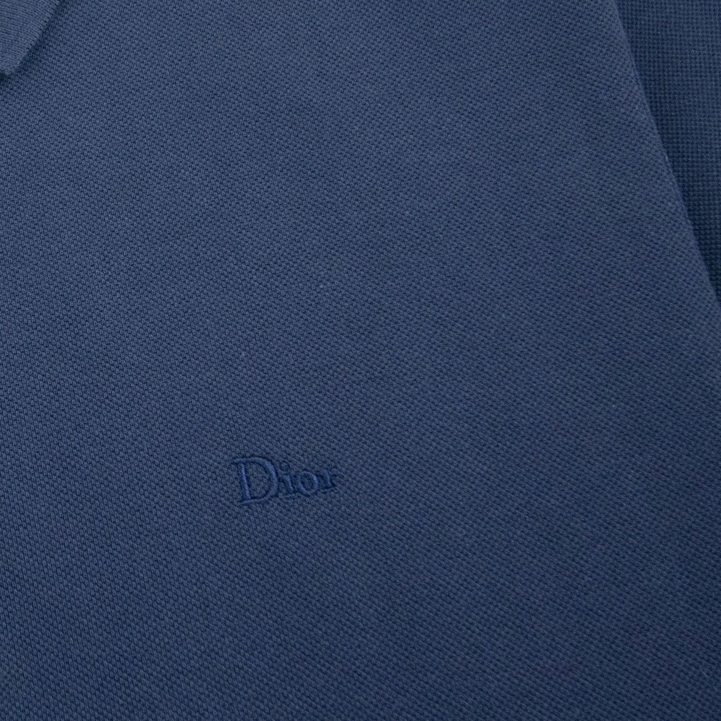 Christian Dior Dior Chest Logo Polo S/s Navy