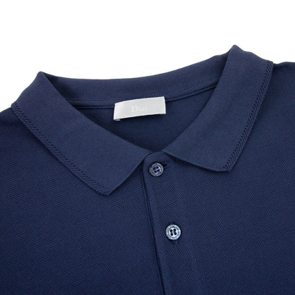 Christian Dior Bee Embroidery L/s Polo Navy