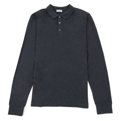 Christian Dior Bee Embroidery L/s Polo Dark Grey