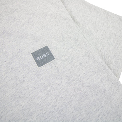 Hugo Boss Tales 1 Patch Logo T Shirt Marl Grey