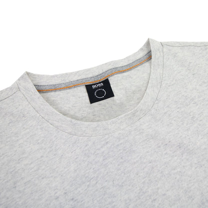 Hugo Boss Tales 1 Patch Logo T Shirt Marl Grey