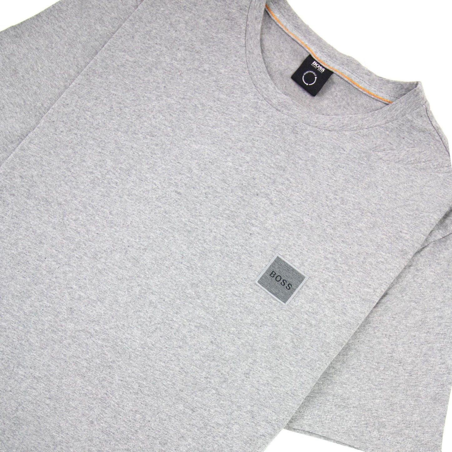 Hugo Boss Tales 1 Patch Logo T Shirt Grey 051