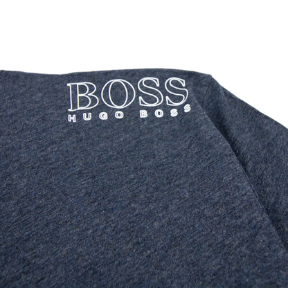 Hugo Boss Regular-fit T-shirt With Contrast Logo Dark Blue 415